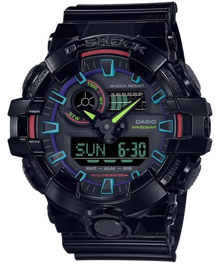 ساعت مچی مردانه کاسیو، زیرمجموعه G-Shock، کد GA-700RGB-1ADR